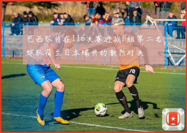 巴西队将在116决赛迎战F组第二名球队荷兰日本瑞典的激烈对决